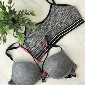 🔺- 2 EUC Gray Bras